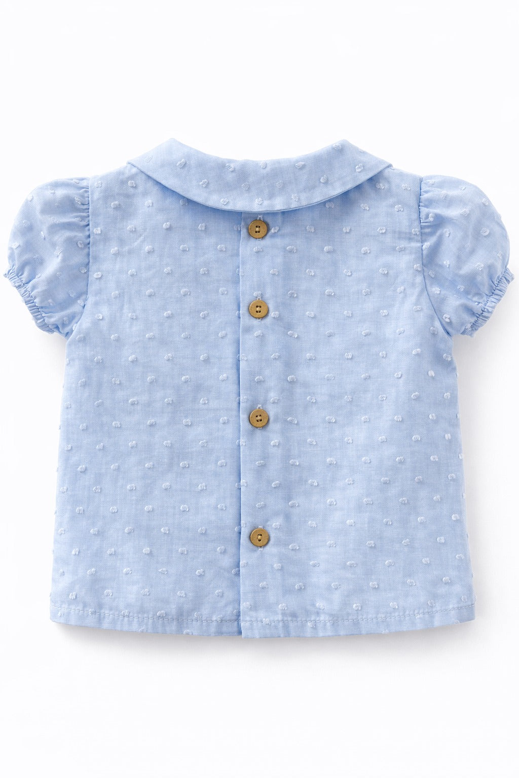 Camisa Topitos azul