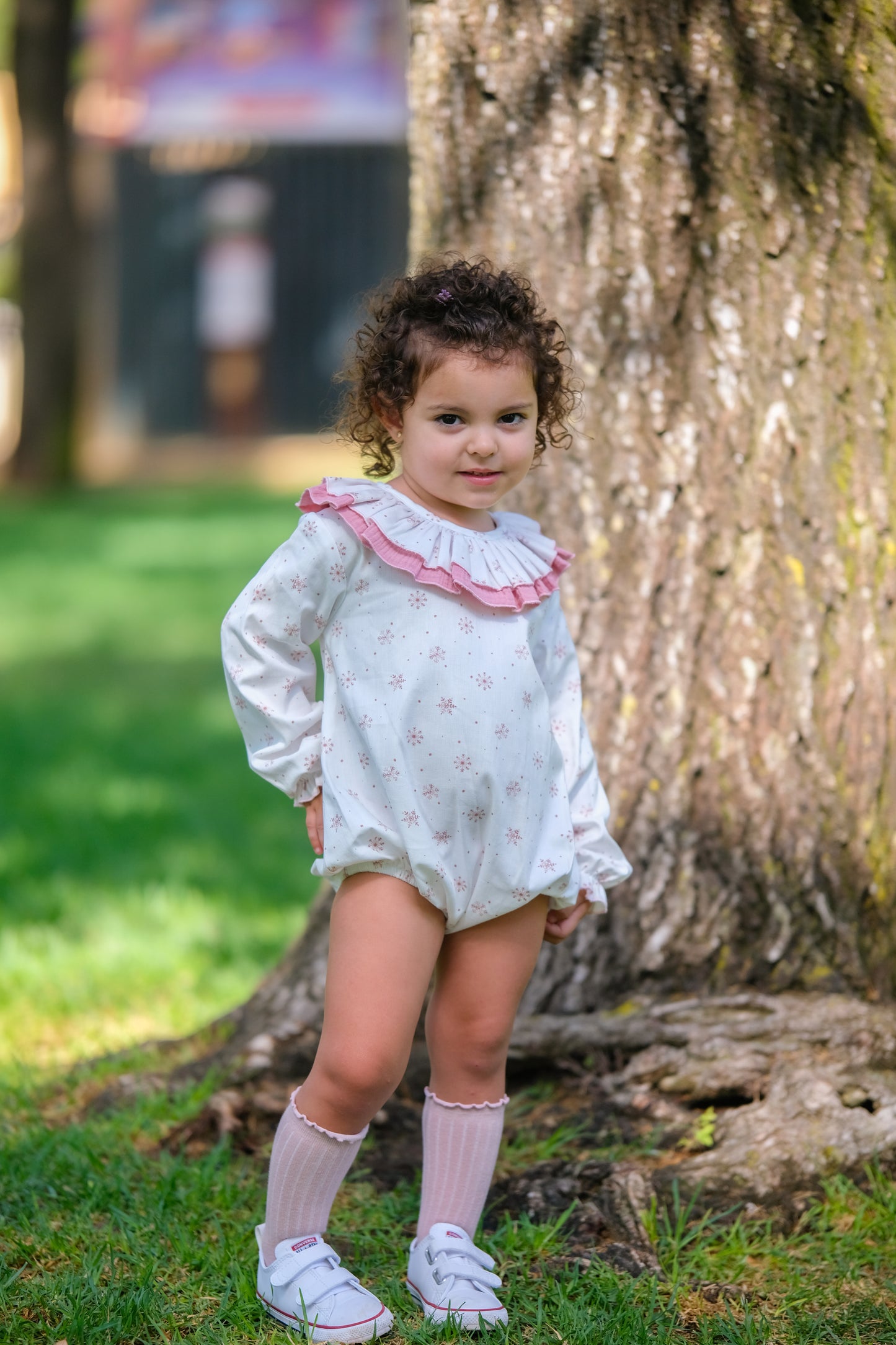 Pelele copito rosa