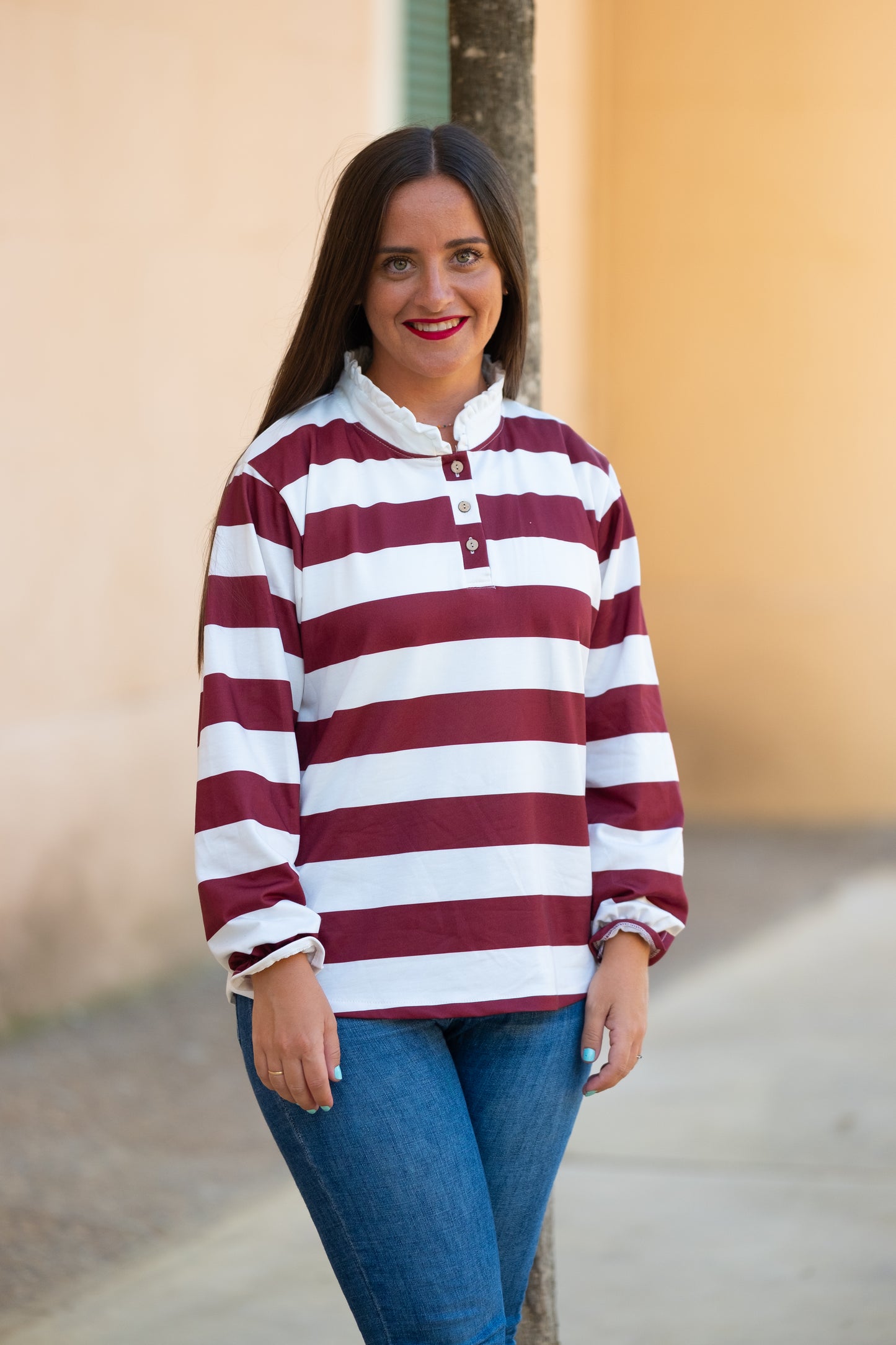 Polo Mamá burdeos