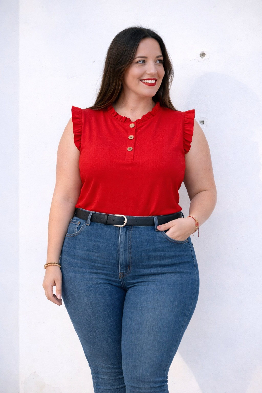 Polo de mamá Rojo