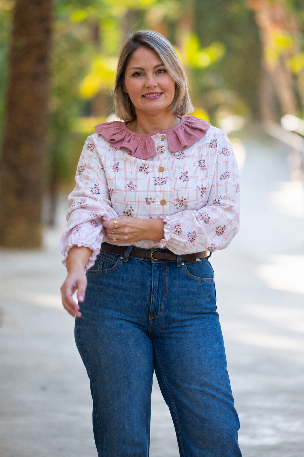 Camisa Erea liberty Mamá