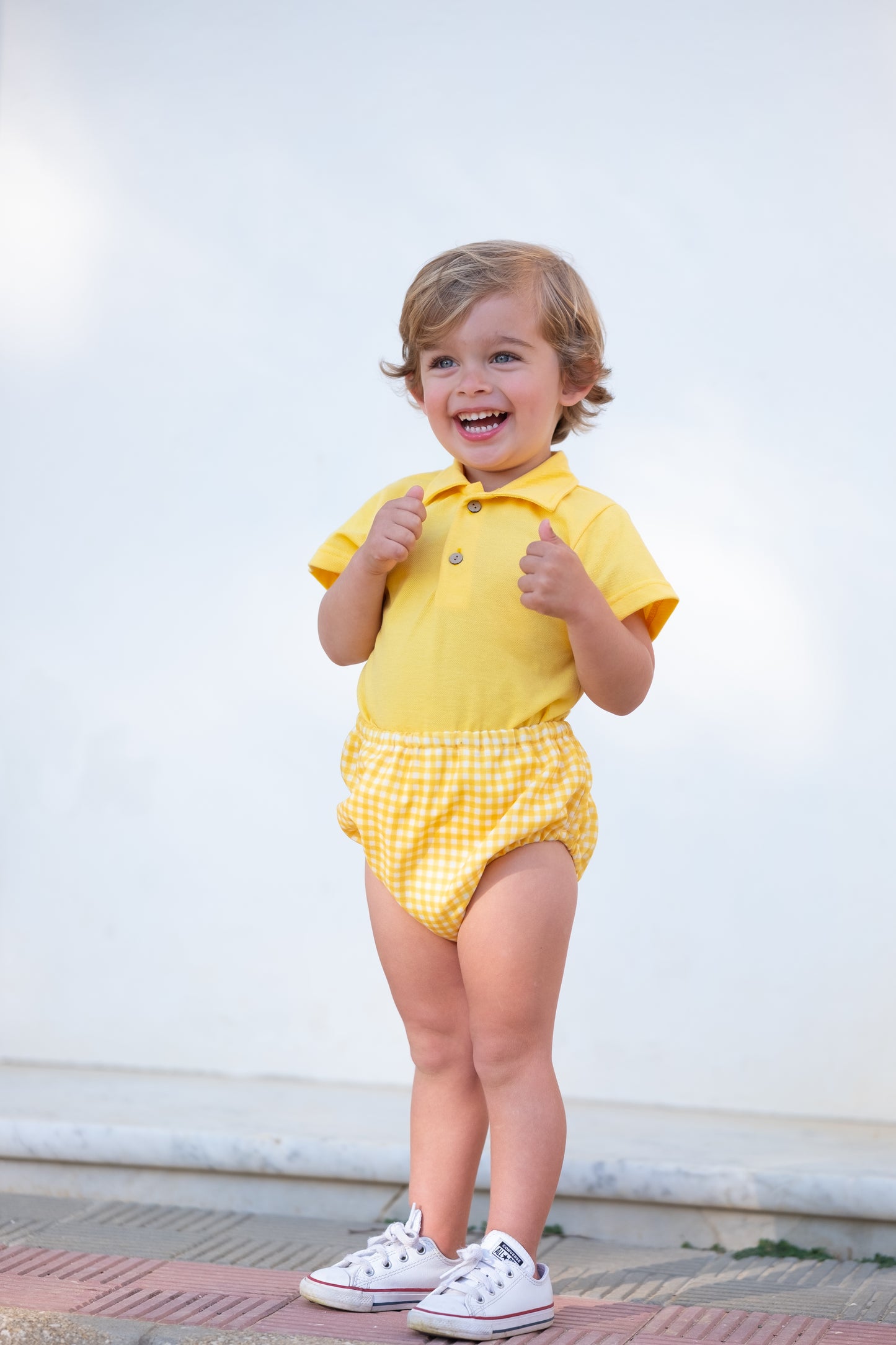 Conjunto niño Polo family amarillo