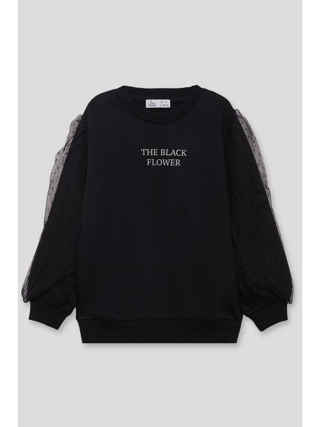 Sudadera Black tull plumeti