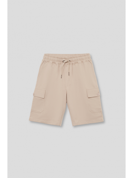 BERMUDA CARGO BEIGE CUATRO BOLSILLOS