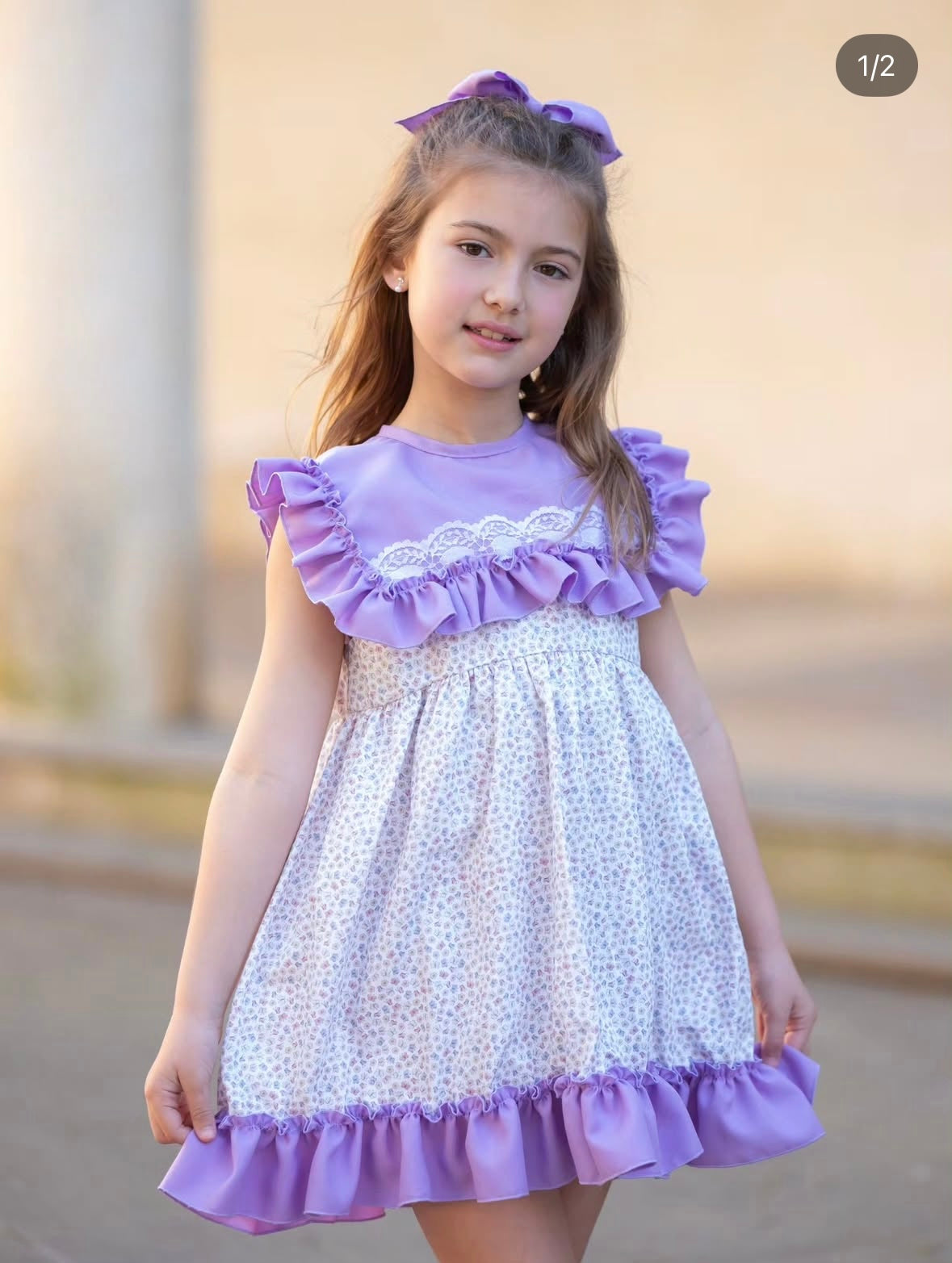 Jesusito tres piezas Violeta