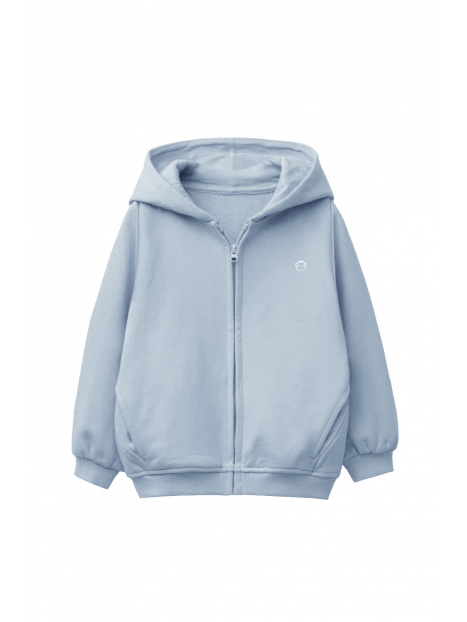 Chaqueta niña joggin celeste