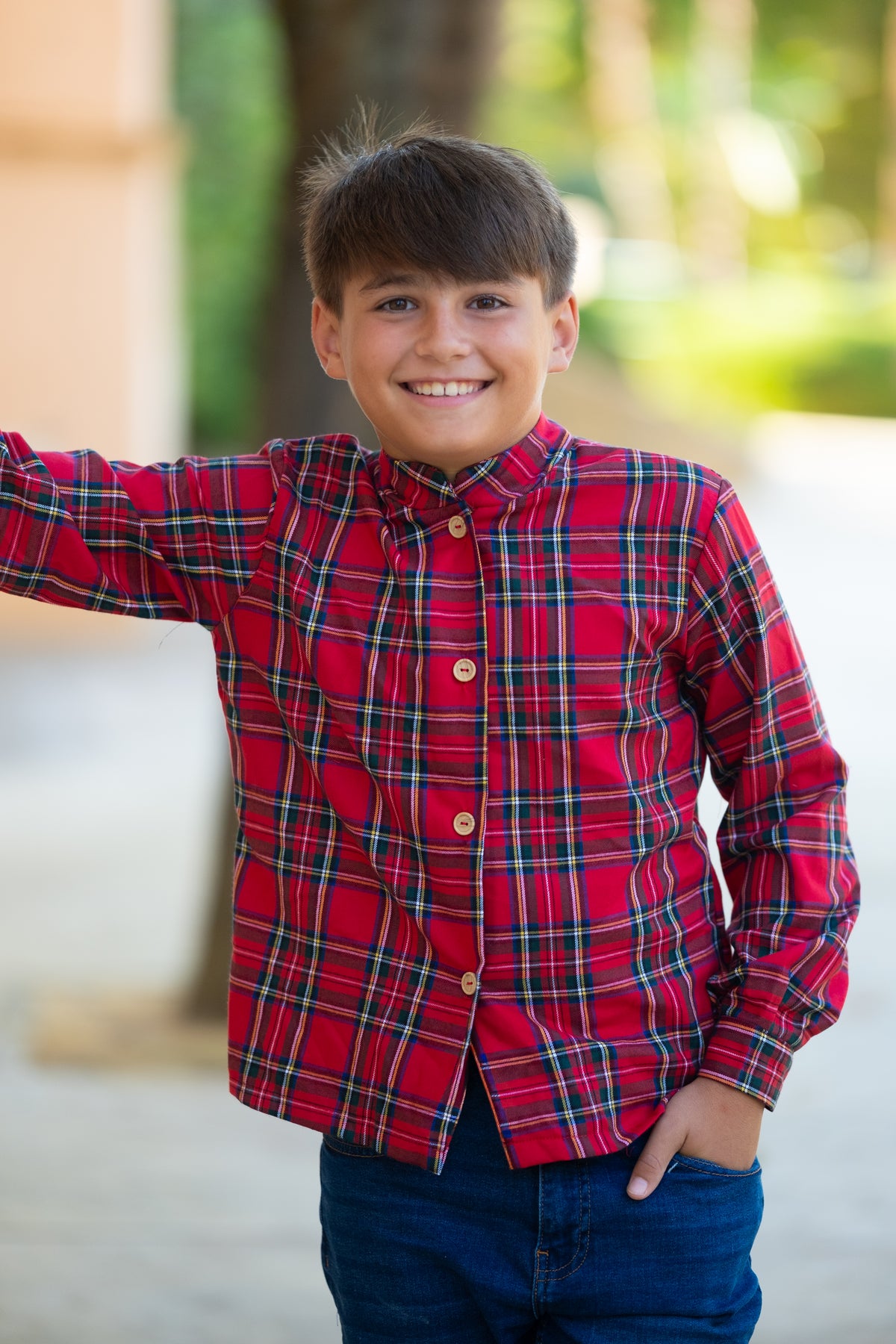 Camisa Niño tartan