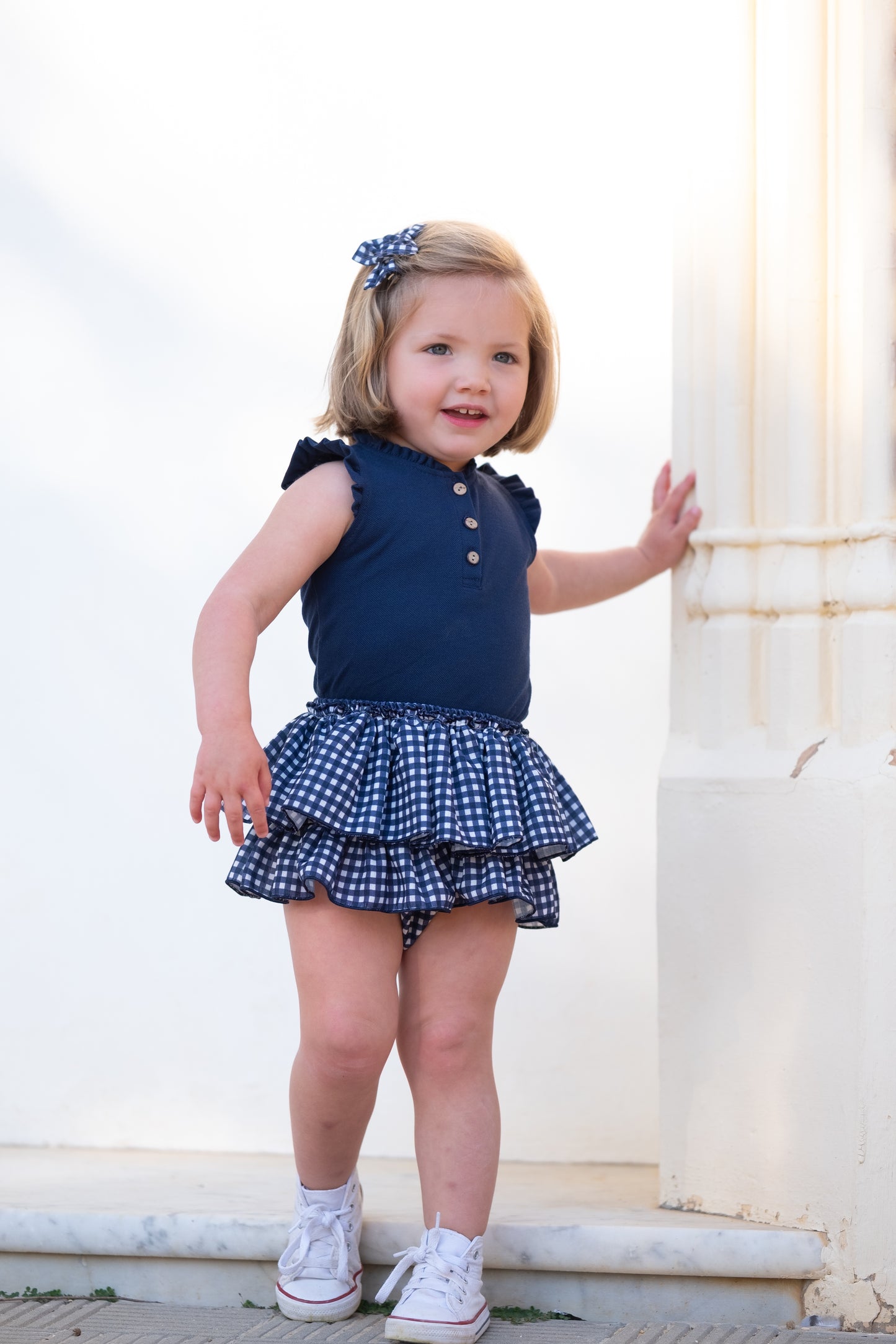 Conjunto falda Polo family Marino