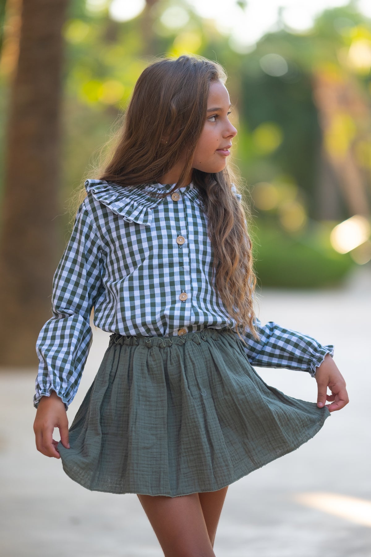 Camisa más falda cuadro Botella