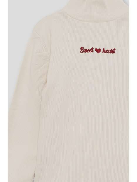 Camiseta Sweet heart canalé