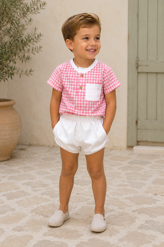 Conjunto niño coleccion plumeti rosa