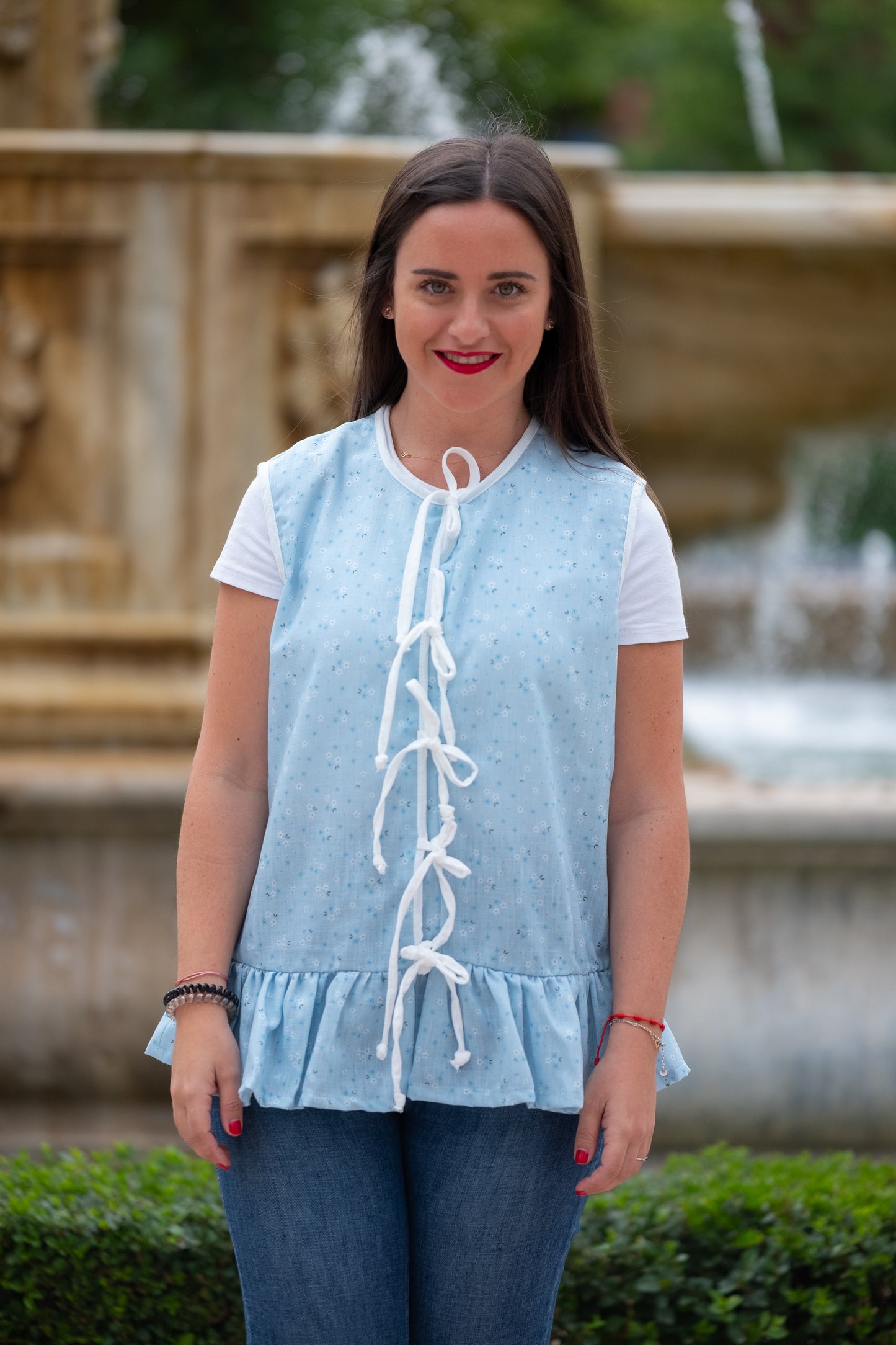 Chaleco Mami Sur Azul