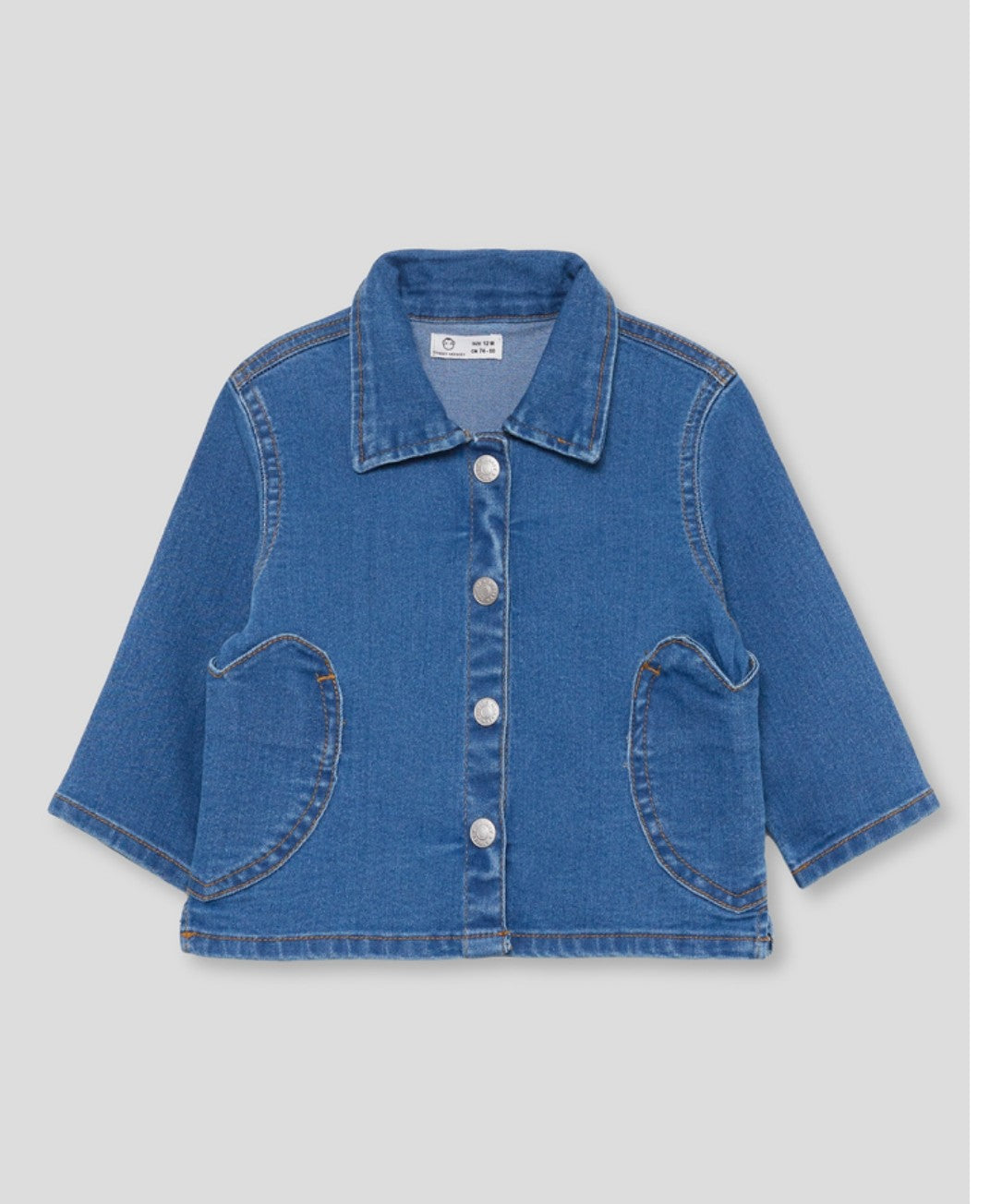 Chaqueta denim corazón