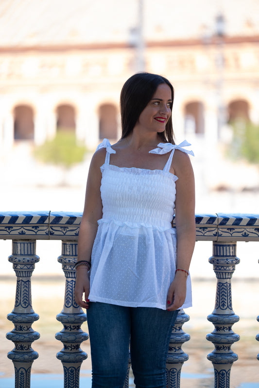 Blusa Mamá celeste Pluemti family