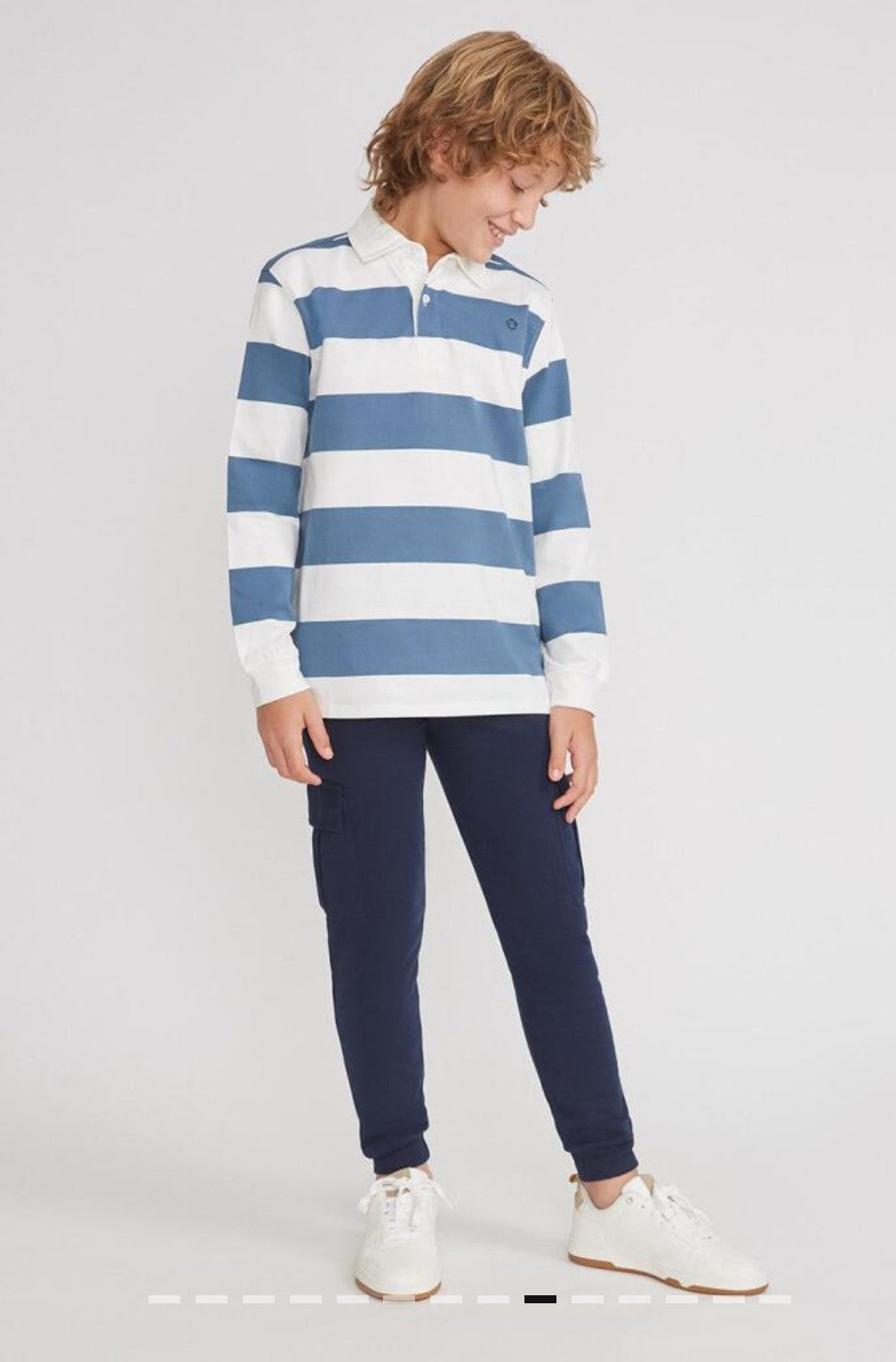 Pantalon felpa cargo cuatro bolsillos