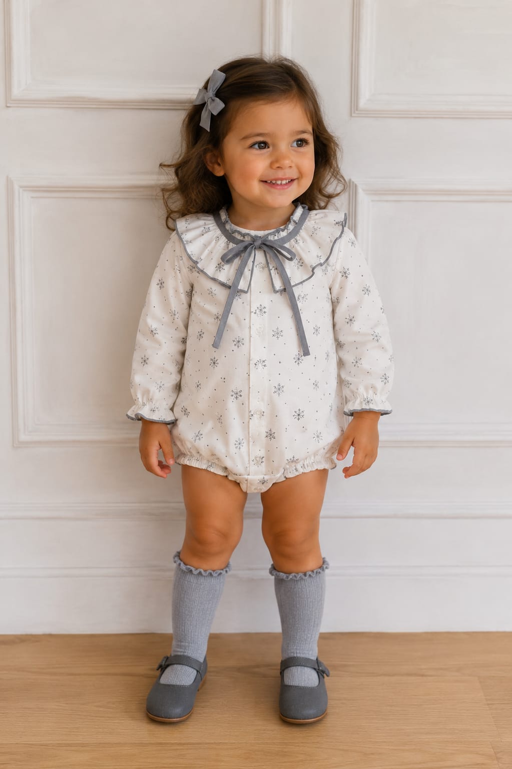 Pelele copo gris