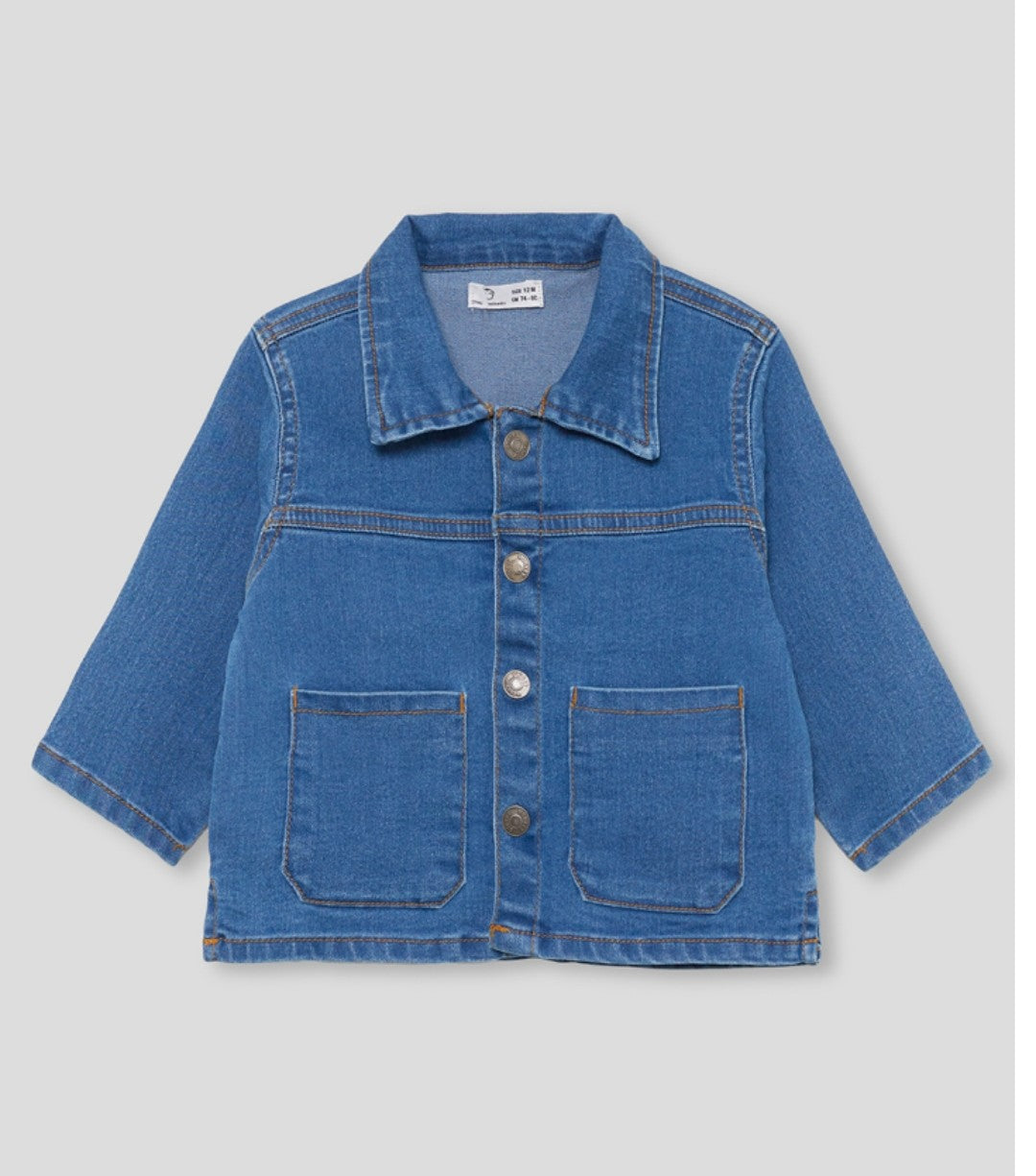 Chaqueta denim bolsillo