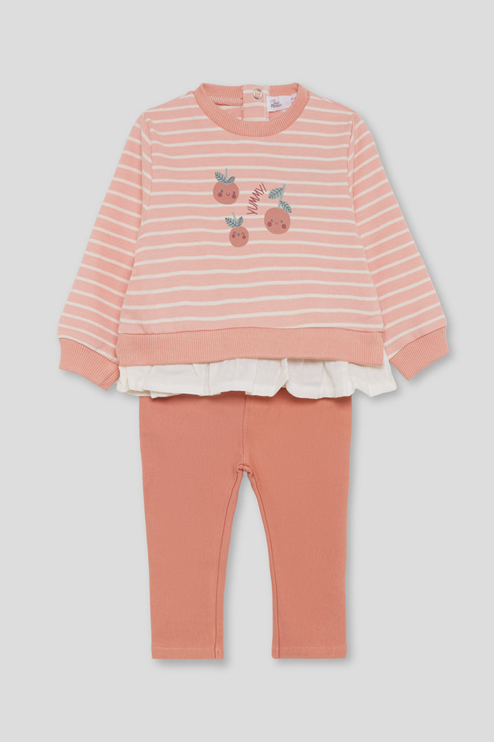 Conjunto yummi melocotón