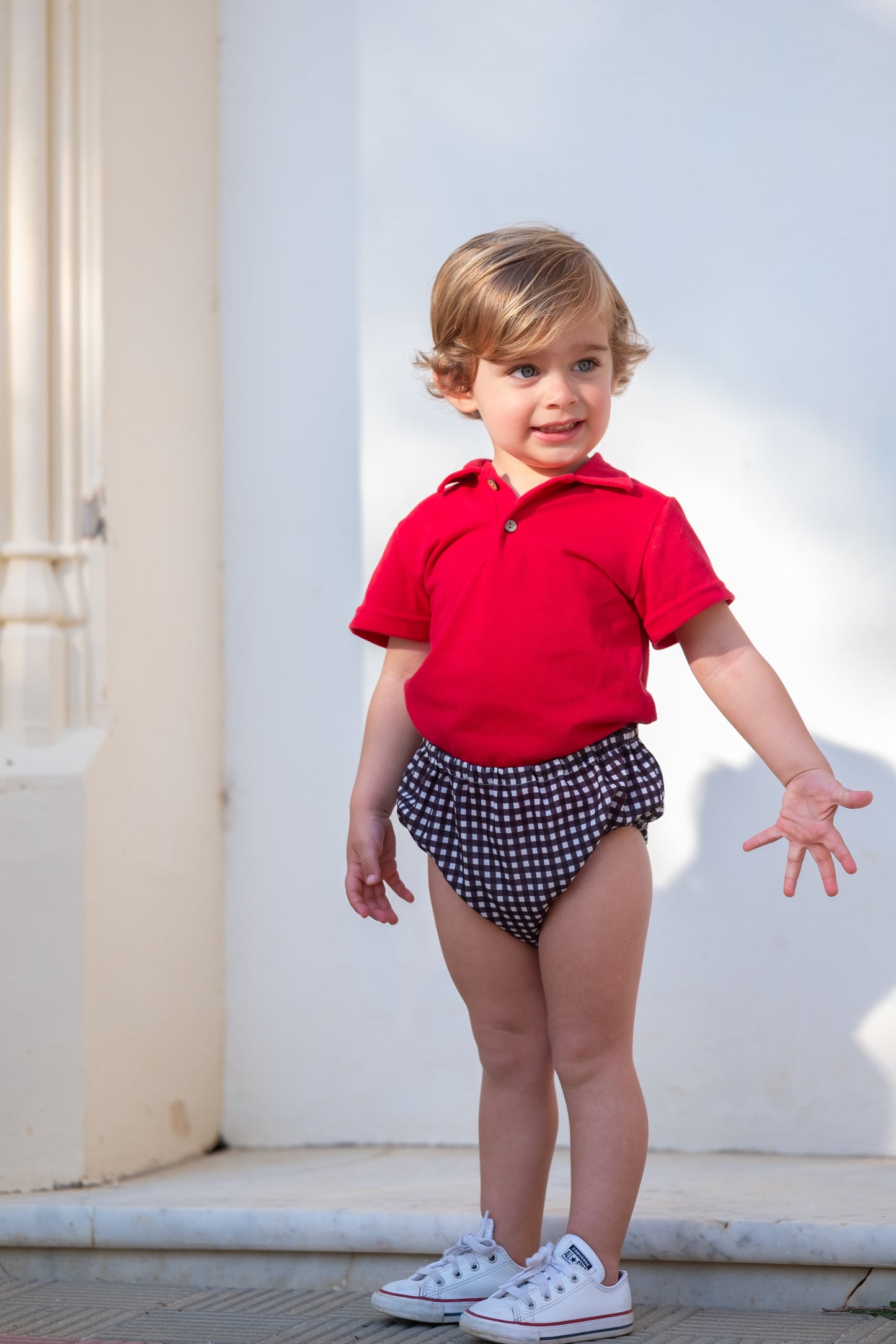Conjunto niño Polo family rojo