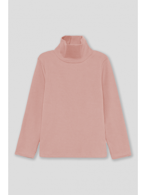 Camiseta punto canalé semicisne