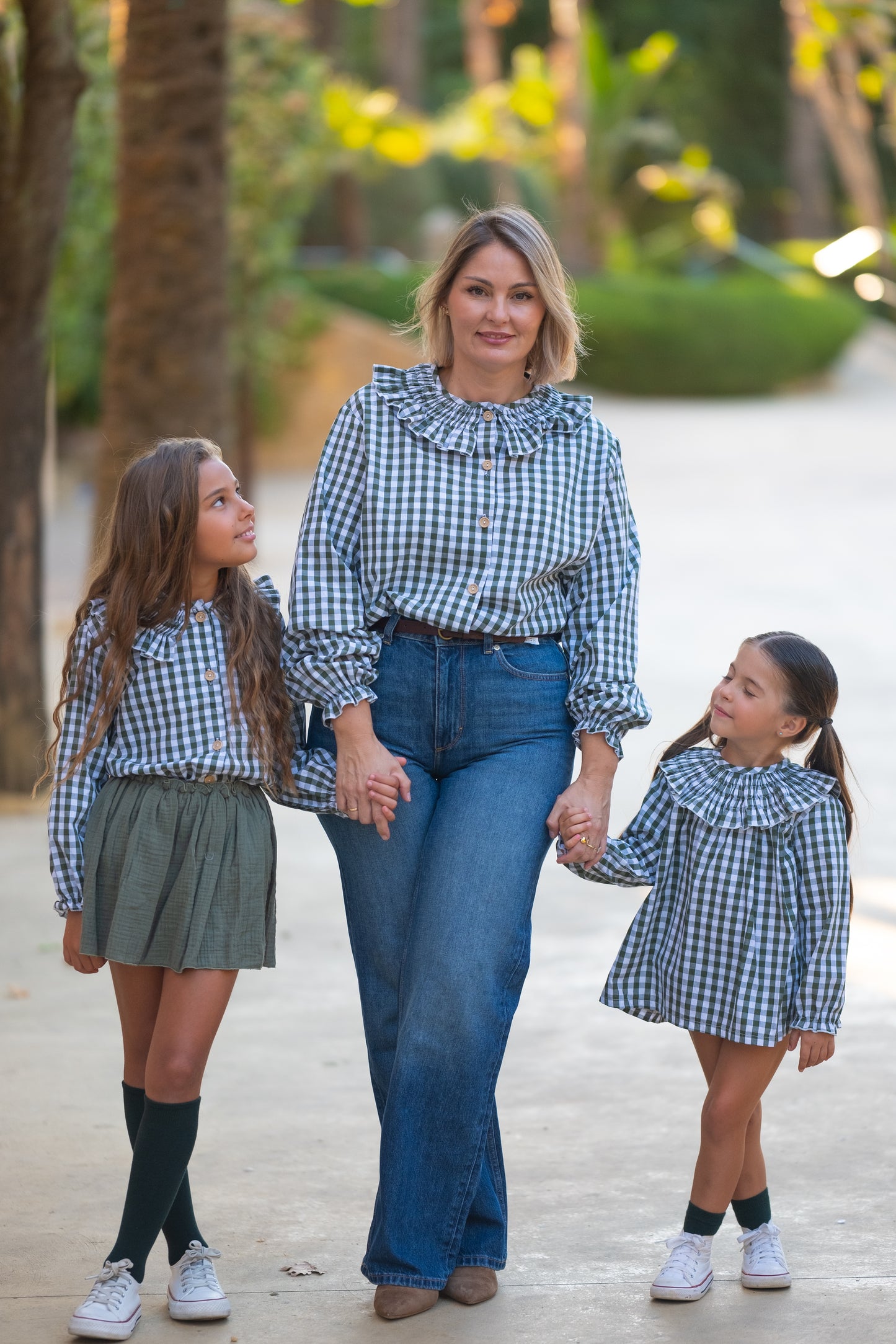 Camisa mamá cuadro Botella
