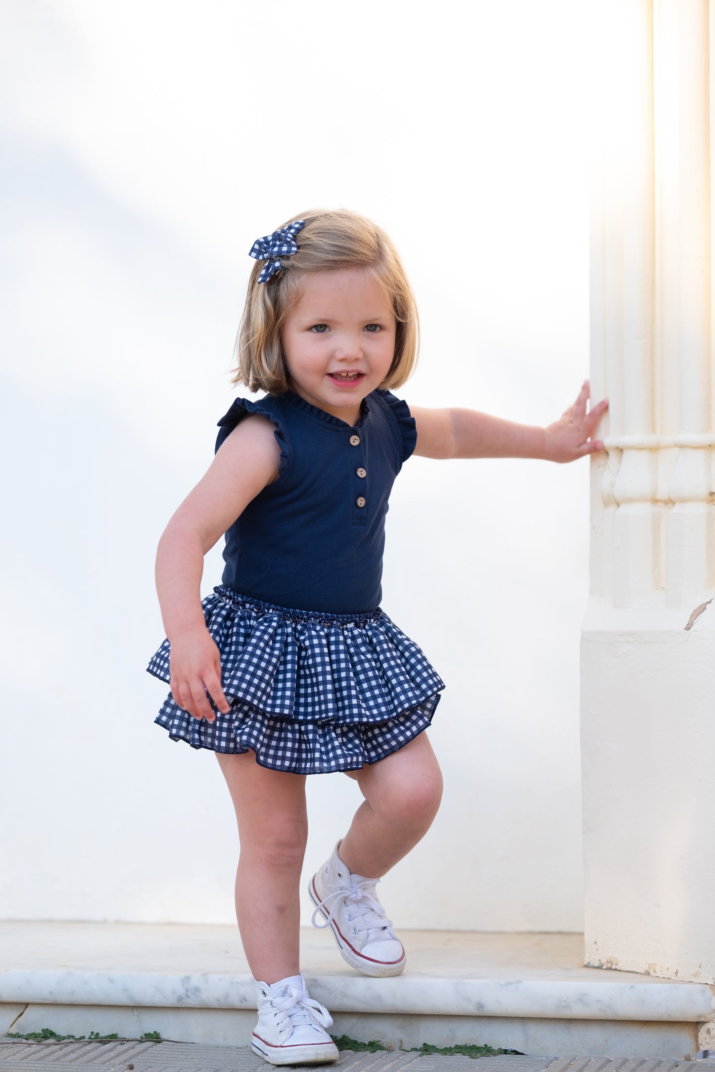 Conjunto falda Polo family Marino