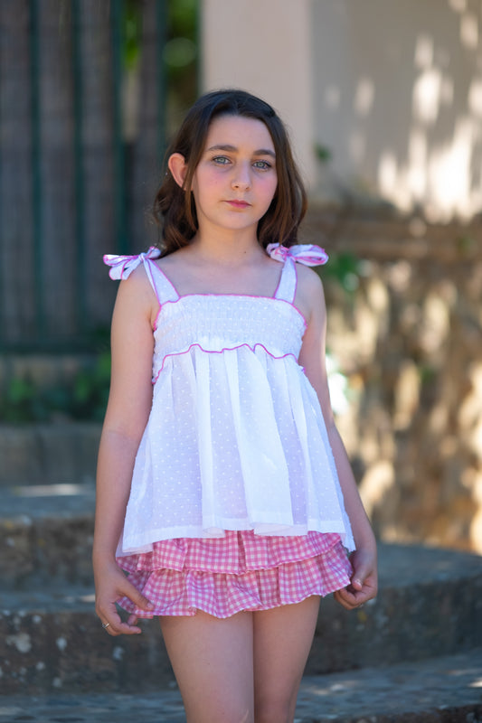 Conjunto niña Plumeti Family