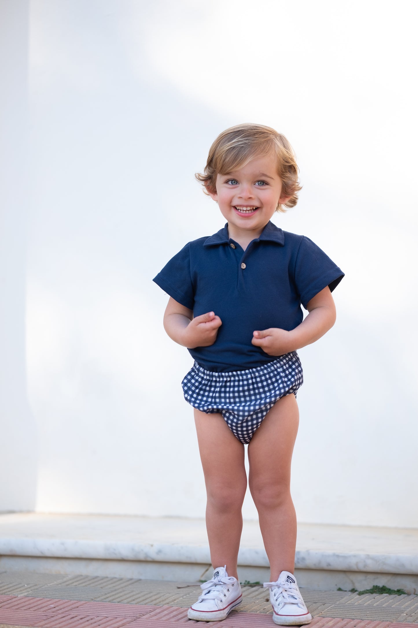 Conjunto niño Polo family Marino