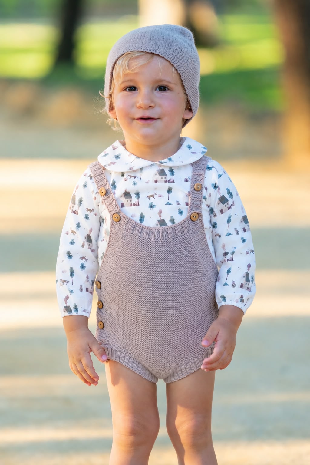 Conjunto niño ranita y camisa