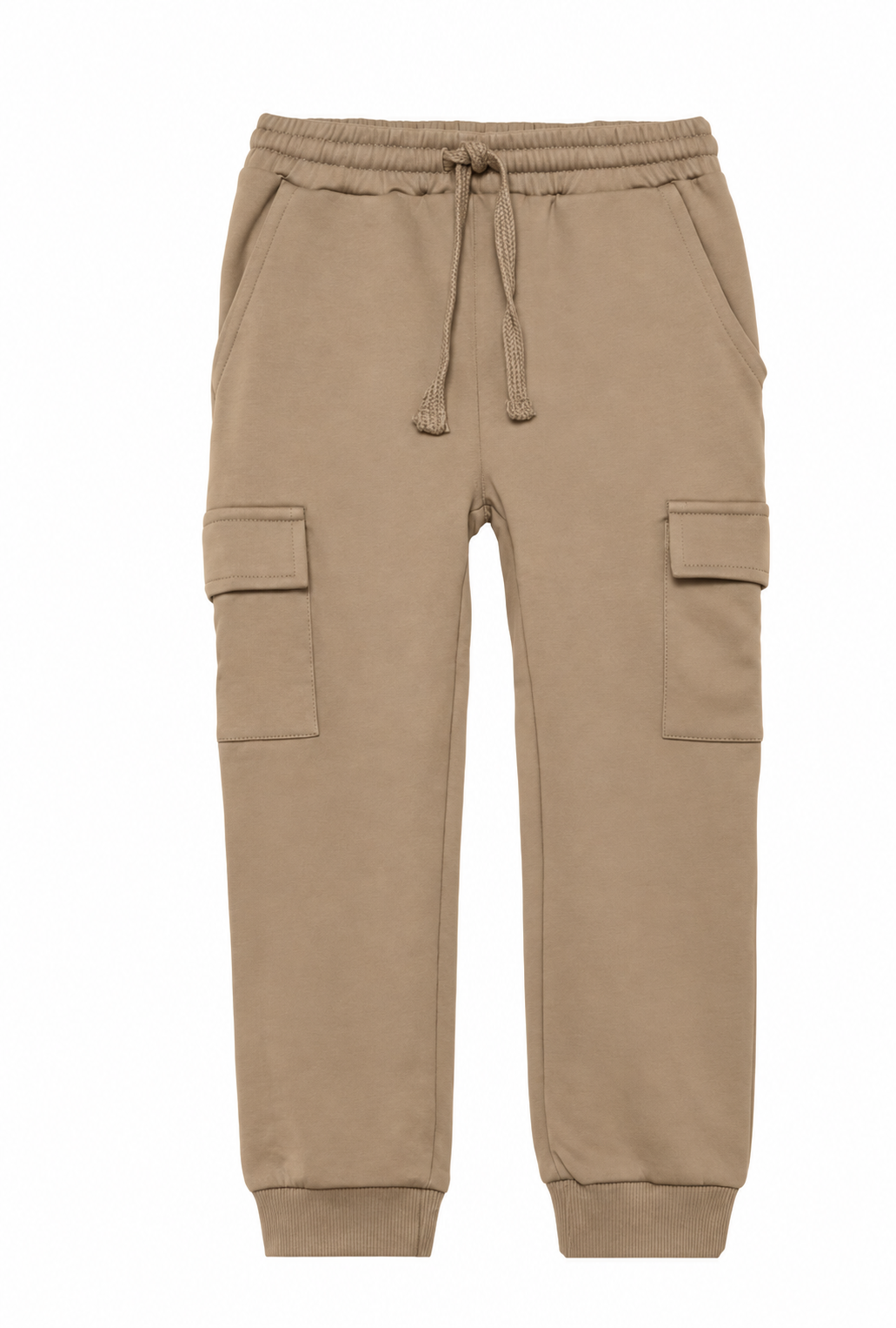 Pantalón cargo felpa cuatro bolsillos