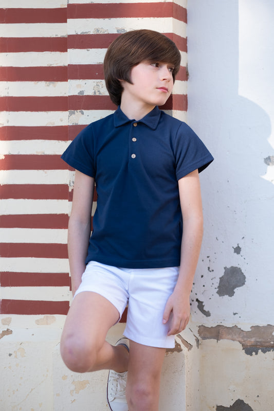Niño Polo + Pantalón Marino