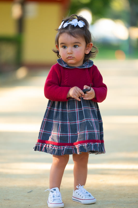 Vestido cuadro