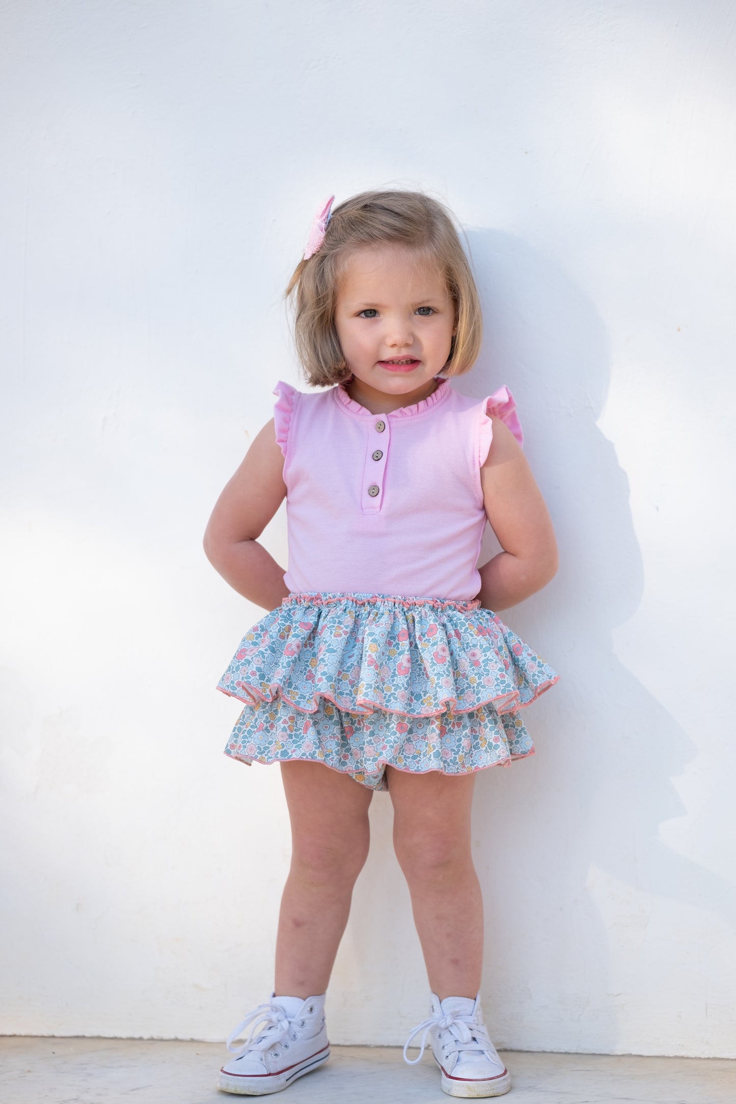 Conjunto falda Polo family rosa