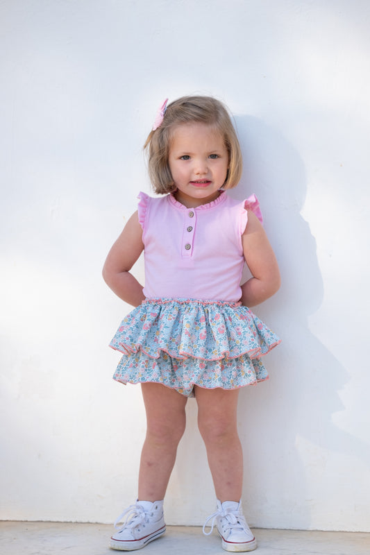Polo niña Rosa