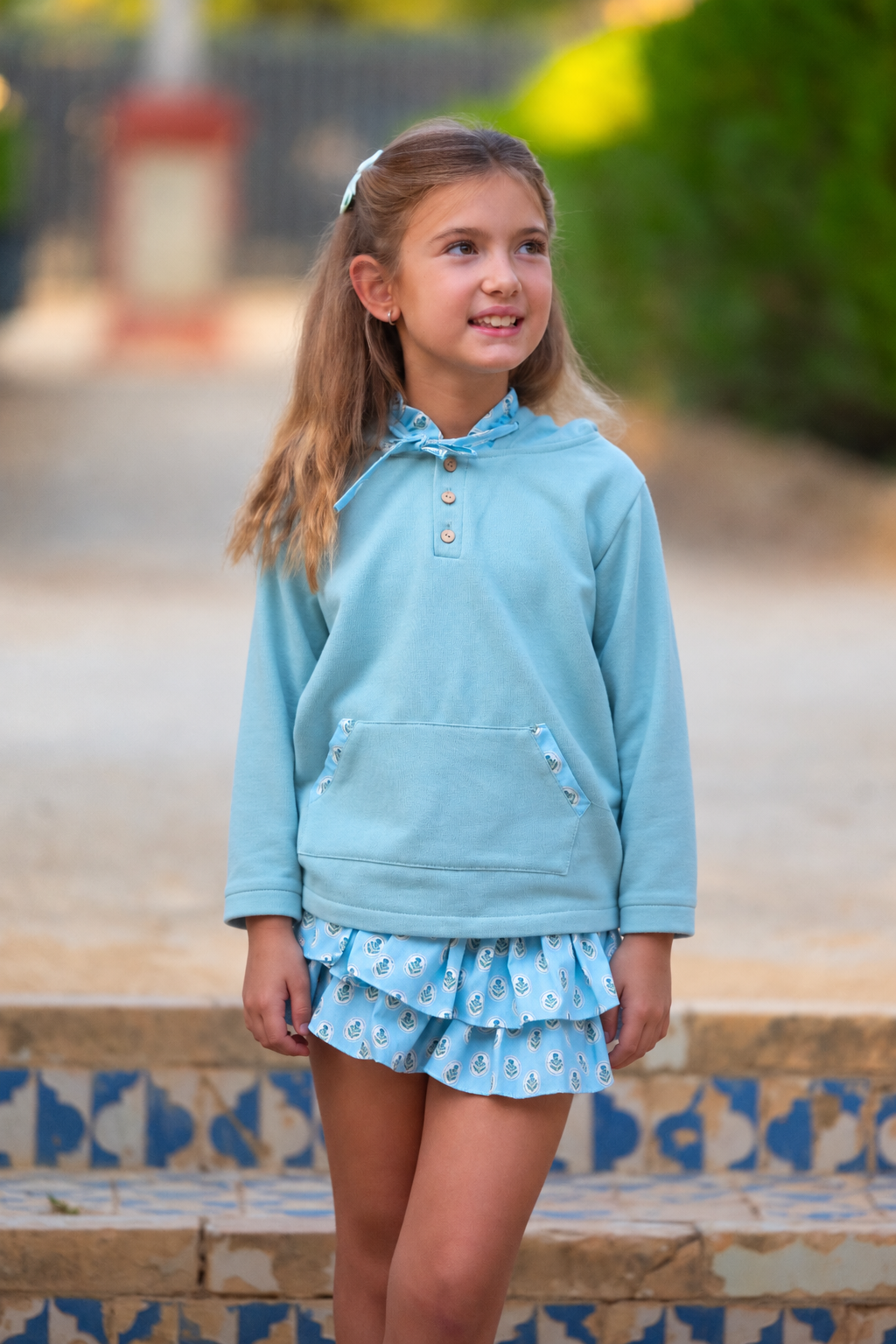 Sudadera+falda doble volante