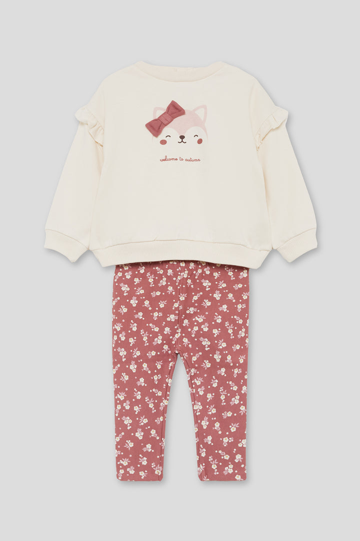 Conjunto flor welcome
